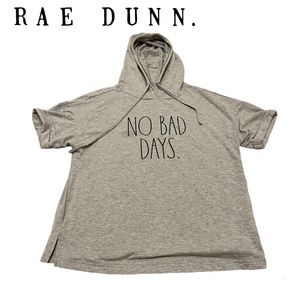 Rae Dunn Cuff Sleeve Hooded Top